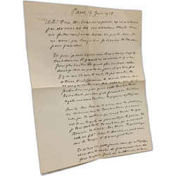 La Couronne de Joie - avec une lettre manuscrite de l'auteur