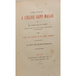 Une visite à l'église Saint-Maclou - 6 dessins de M. Jules Adeline