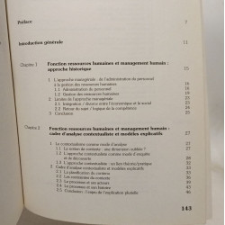 Management humain et contexte de changement: Pour une approche...