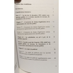 Les marchés communaux - commentaire pratique