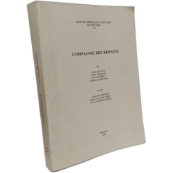 Compagnie des bronzes - archives générales du royaume inventaires 272