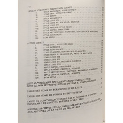 Compagnie des bronzes - archives générales du royaume inventaires 272