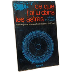 Ce que j'ai lu dans les astres