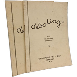 Debating - revue des étudiants germanistes - N°2 et 3 - 1956-1957