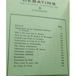 Debating - revue des étudiants germanistes N°4 1954-1955
