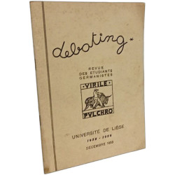 Debating - revue des étudiants germanistes - Décembre 1958