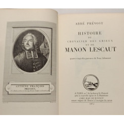 Histoire du Chevalier des Grieux et de Manon Lescaut