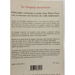 Le langage meurtrier (HR.SAVOIR CULT.)
