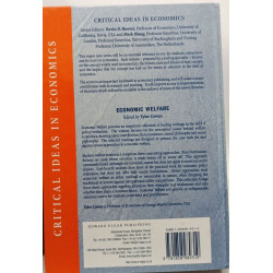 Economic Welfare (Critical Ideas in Economics)