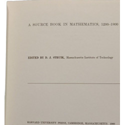 A Source Book in Mathematics 1200-1800