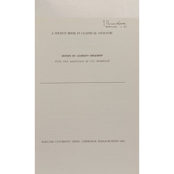 A Source Book in Classical Analysis