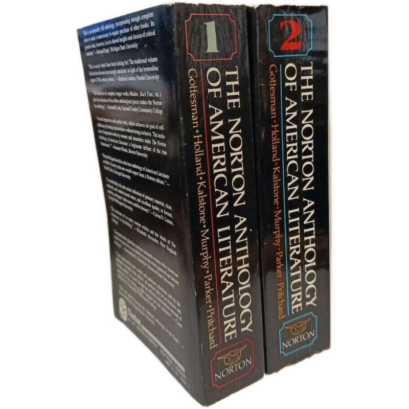 The Norton Anthology of American Literature Volume 1 + Volmume 2