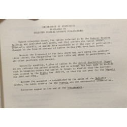 Concordance of Statistics - october 1982