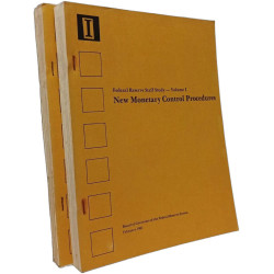 New Monetary Control Procedures - VOLUME I et II++95