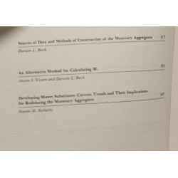 Improving the Monetary Aggregates - staff papers