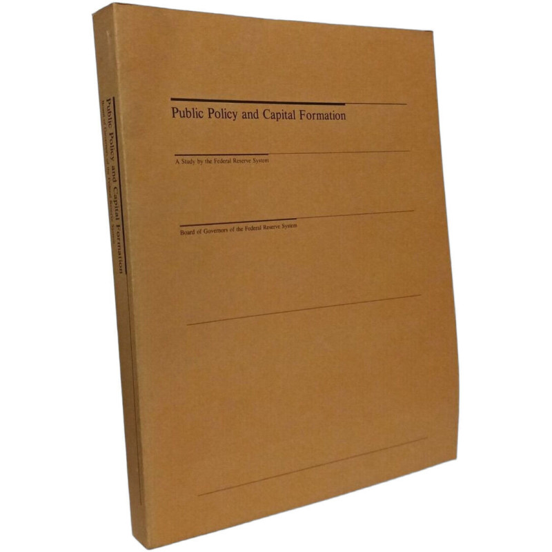 Public Policy and Capital Formation - 1981