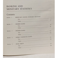 Banking and Monetary Statistics 1941-1970