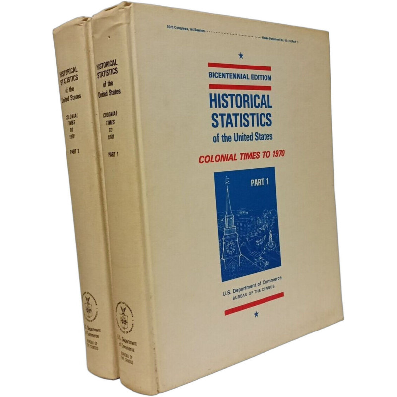 Historical Statistics of the United States - PART 1 + PART 2