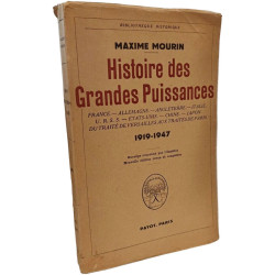 Histoire des Grandes Puissances - France Allemagne Angleterre...