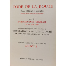 CODE DE LA ROUTE. Texte officiel et complet. Nouvelle édition mise...
