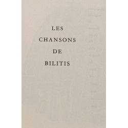 Les chansons de Bilitis