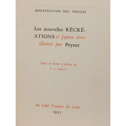 Les nouvelles récréations et joyeux devis illustrés par Peynet