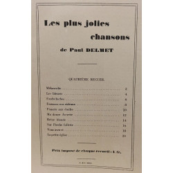 Les plus jolies chansons de Paul Delmet N° 4
