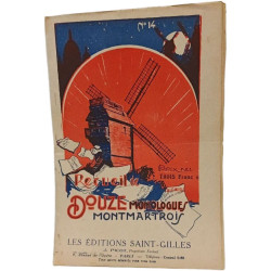 Recueil de douze monologues montmartrois N°14