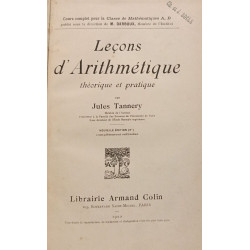 Leçons d'Arithmétique théorique et pratique