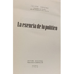 La esencia de lo político