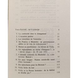 La Bretagne sous le gouvernement de Vichy : Une tentative de...