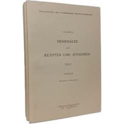 Denkmäler aus Aegypten und Aethiopen - VOLUME I II III IV V