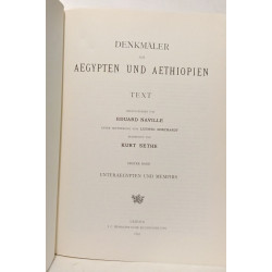 Denkmäler aus Aegypten und Aethiopen - VOLUME I II III IV V
