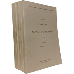 Denkmäler aus Aegypten und Aethiopen - VOLUME I II III IV V