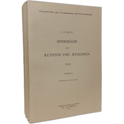 Denkmäler aus Aegypten und Aethiopen - VOLUME I II III IV V