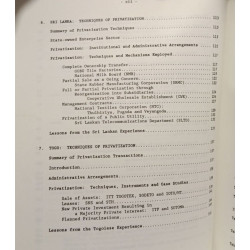 Techniques of Privatization of State-Owned Enterprises: Selected...