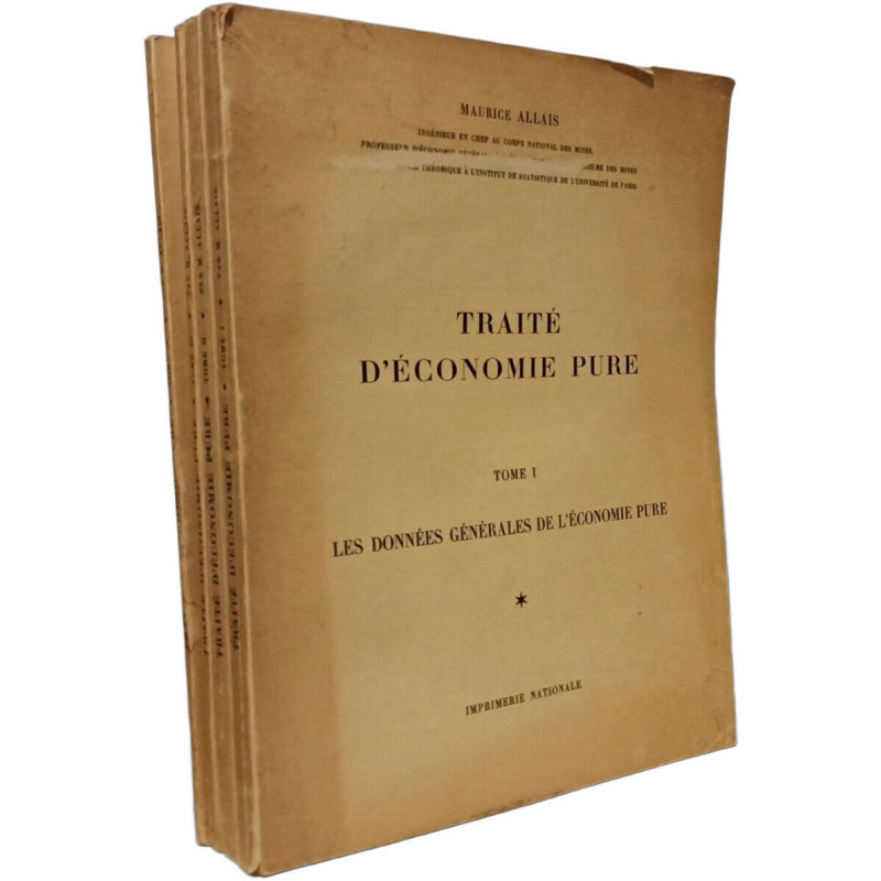 Traité d'économie pure - TOME I II III IV (tome V en fac simile)