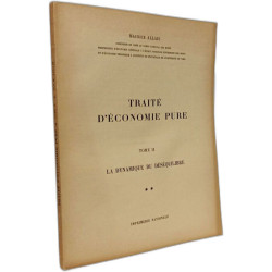 Traité d'économie pure - TOME I II III IV (tome V en fac simile)