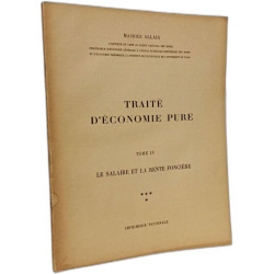 Traité d'économie pure - TOME I II III IV (tome V en fac simile)