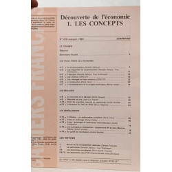 Découverte de l'économie 1. Les concepts n°216 mai-juin 1984
