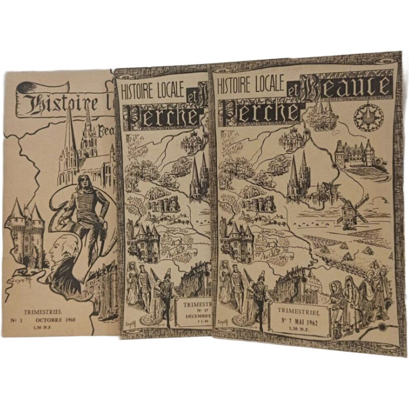 Histoire locale et beauté du Perche (3 Vol) - N°1 oCT 1960 + N°7...