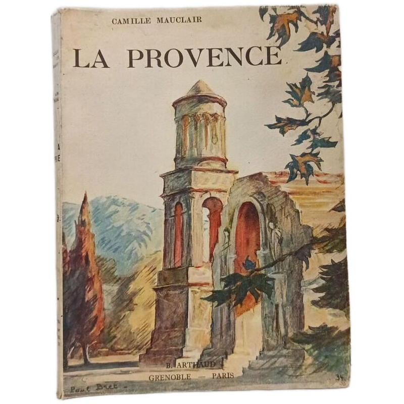 La Provence - couverture de Paul Bret ouvrage orné de 199...