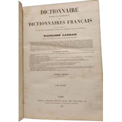 Dictionnaire général et grammatical des dictionnaires français -...