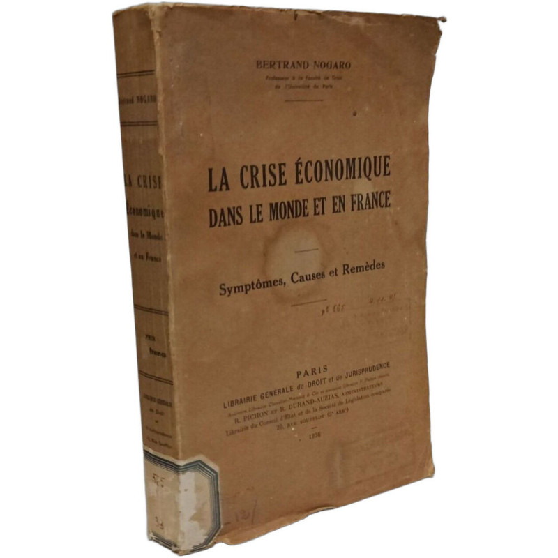 La crise économique dans le monde et en France