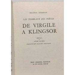 De Virgile à Klingsor - le tombeau des poètes TOME II