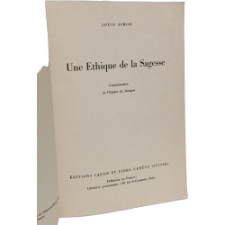 Une Éthique de la Sagesse