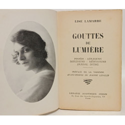 Gouttes de lumière - Pensées réflexions impressions méditations...