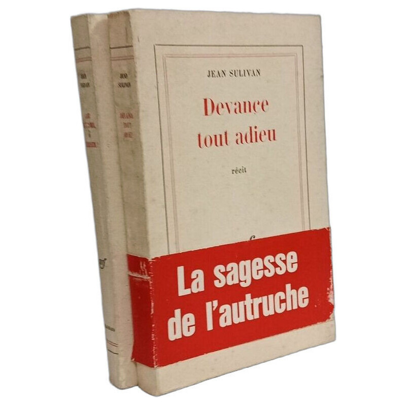 Devance tout adieu + Car je t'aime ô Eternité ! --- 2 livres