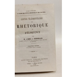 Cours élémentaire de rhétorique et d'éloquence - 5e éd