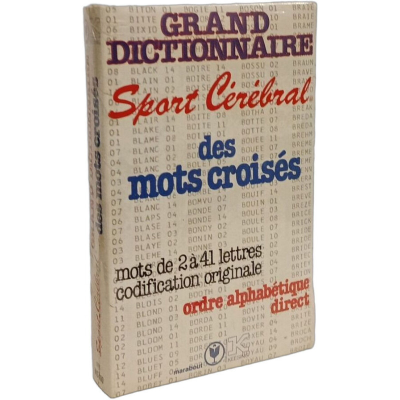 Grand Dictionnaire Sport Cérébral des mots croisés - mots de 2 à...